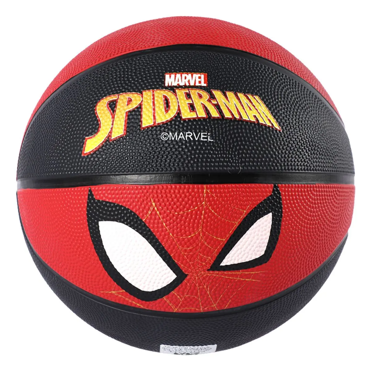 Spiderman Basketball 7 Inch Not Inflated Black and Red - view 1